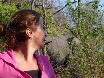Sophy in Botswana